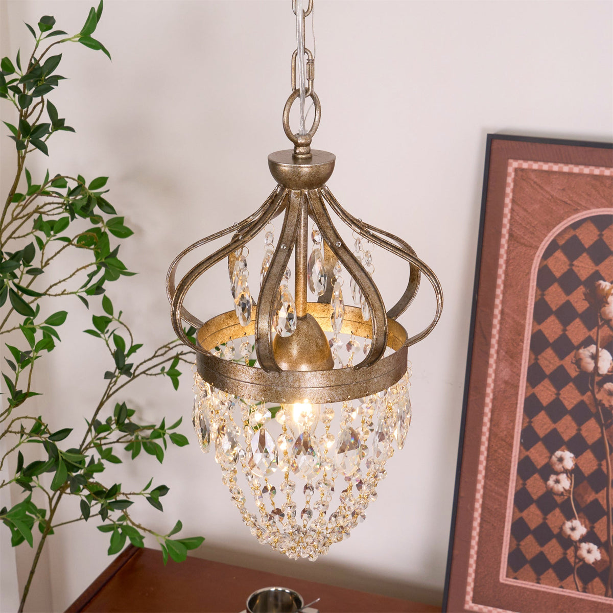 Yimae Tear Drop Chandelier