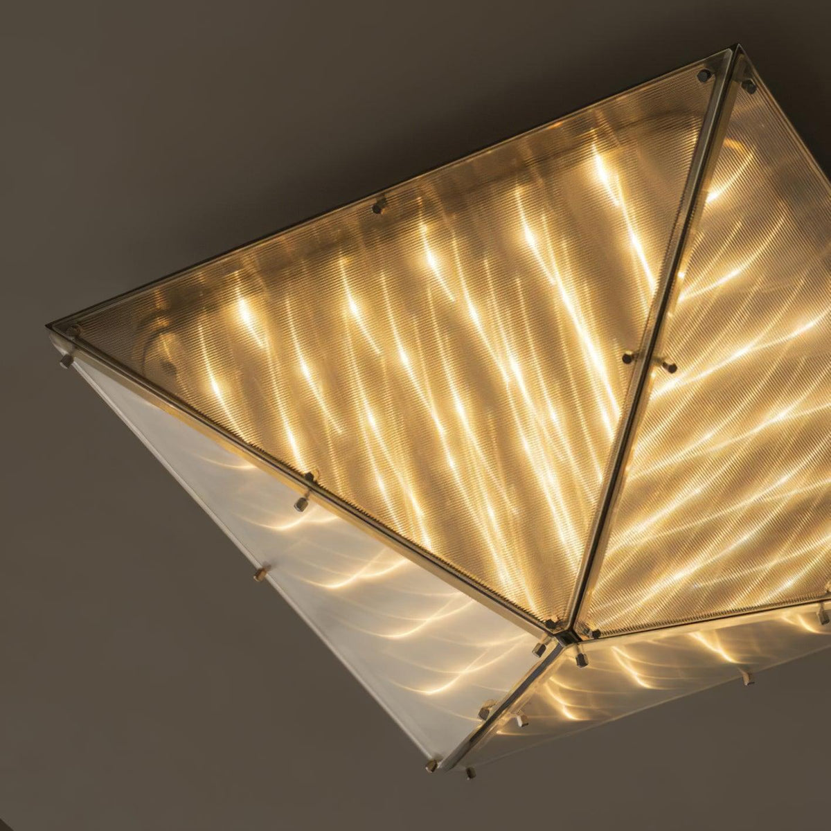 Facet Modern Glass Celing Lamp