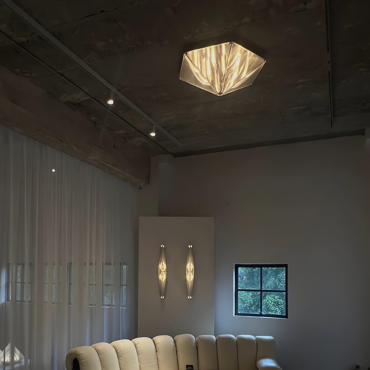 Facet Modern Glass Celing Lamp