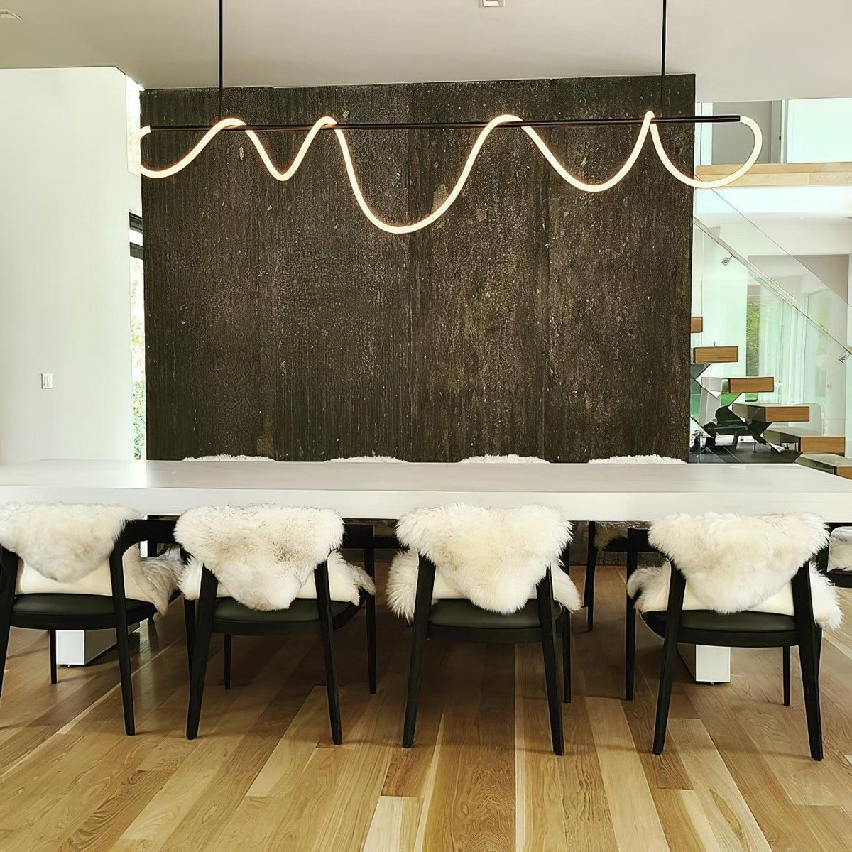 Vocor Chandelier Flexible Silicone Curve Modern Elegant