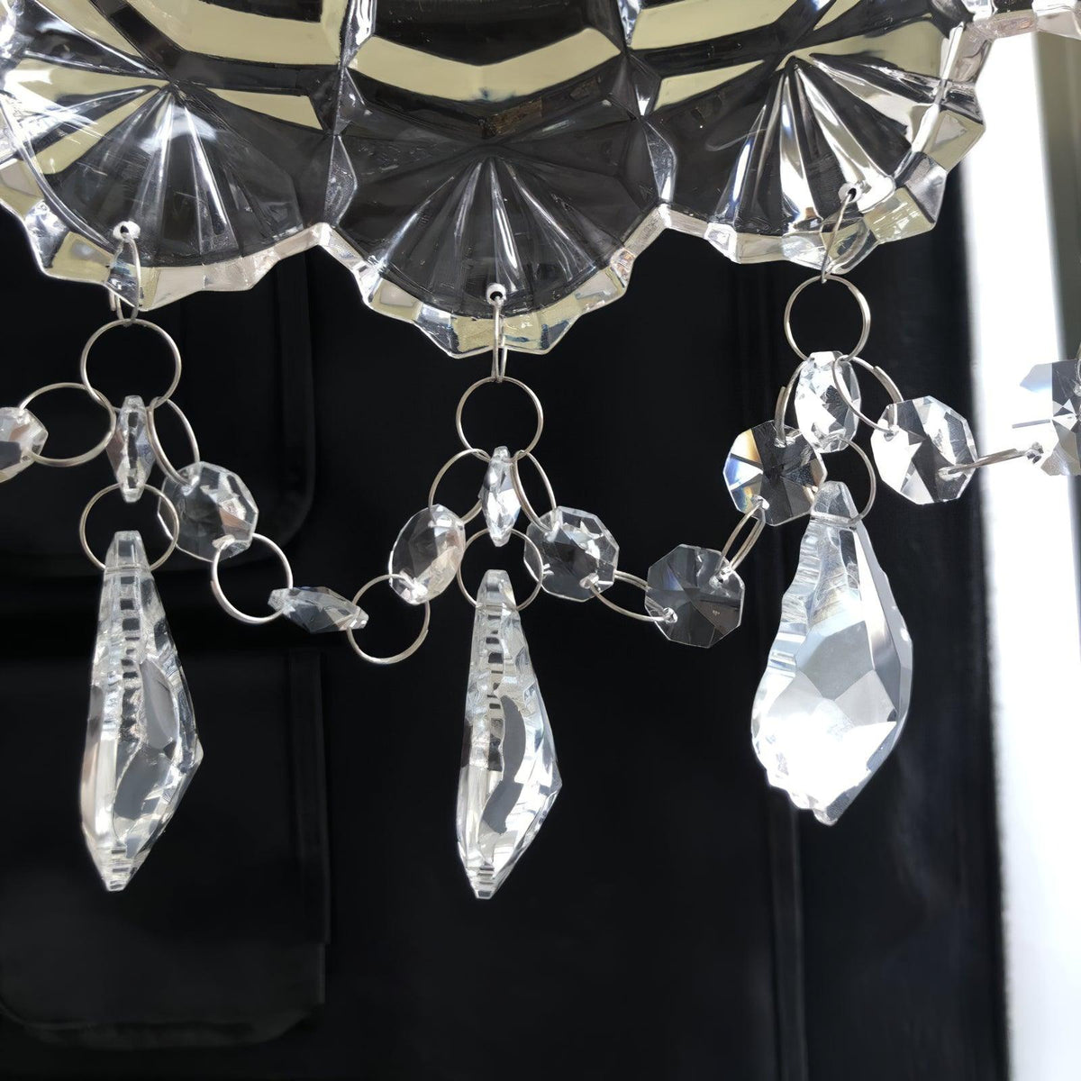 Baleno Postmodern Luxury French Tassel Crystal Wall Light