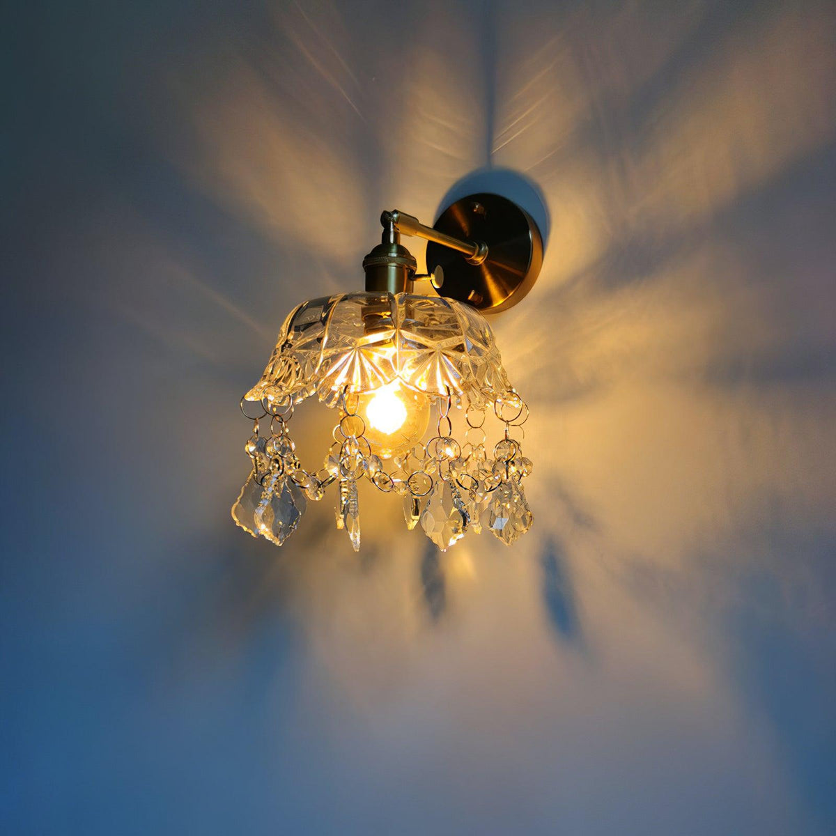 Baleno Postmodern Luxury French Tassel Crystal Wall Light