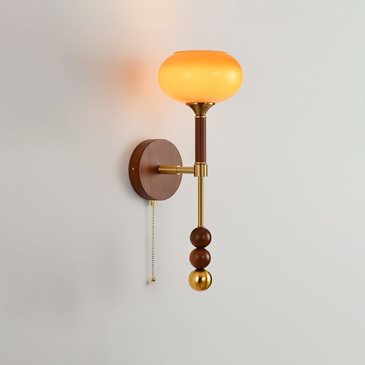 Hilda Roma Elegance Wood Sconce Wall lamp