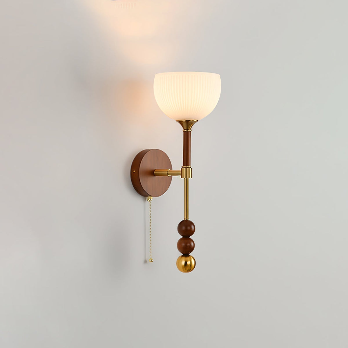 Hilda Roma Elegance Wood Sconce Wall lamp