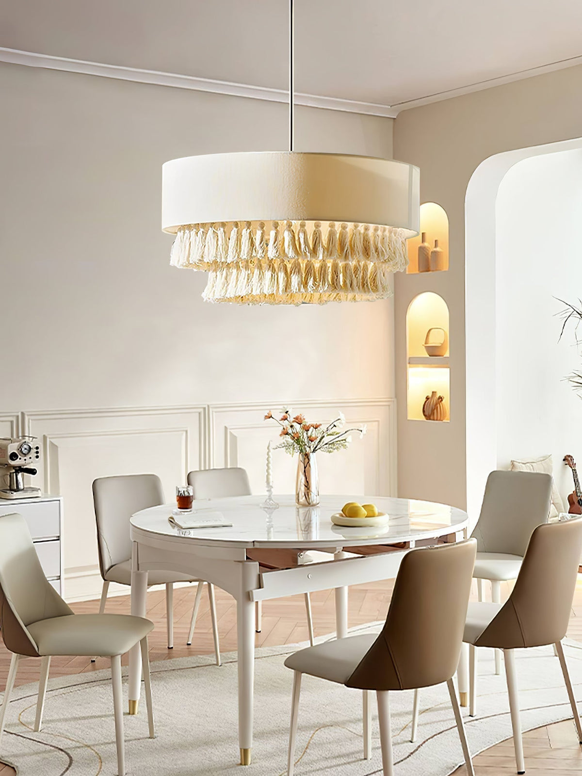 Cicaros Postmodern Luxury Fabric Pendant Lamp