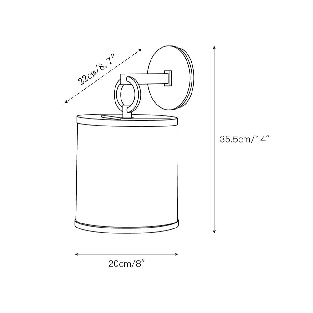 Fozo Circle Indoor Wall Light