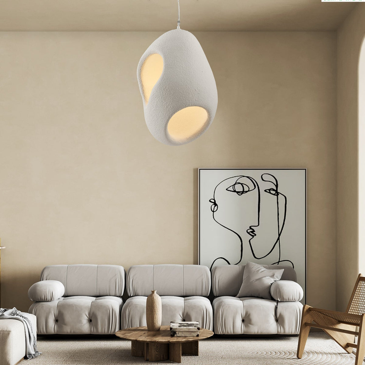 Zavelyra Textured Resin Pendant Light