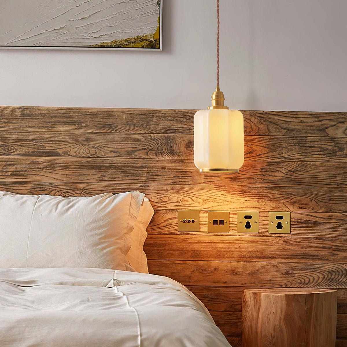 Lume Brass Vintage Pendant Light