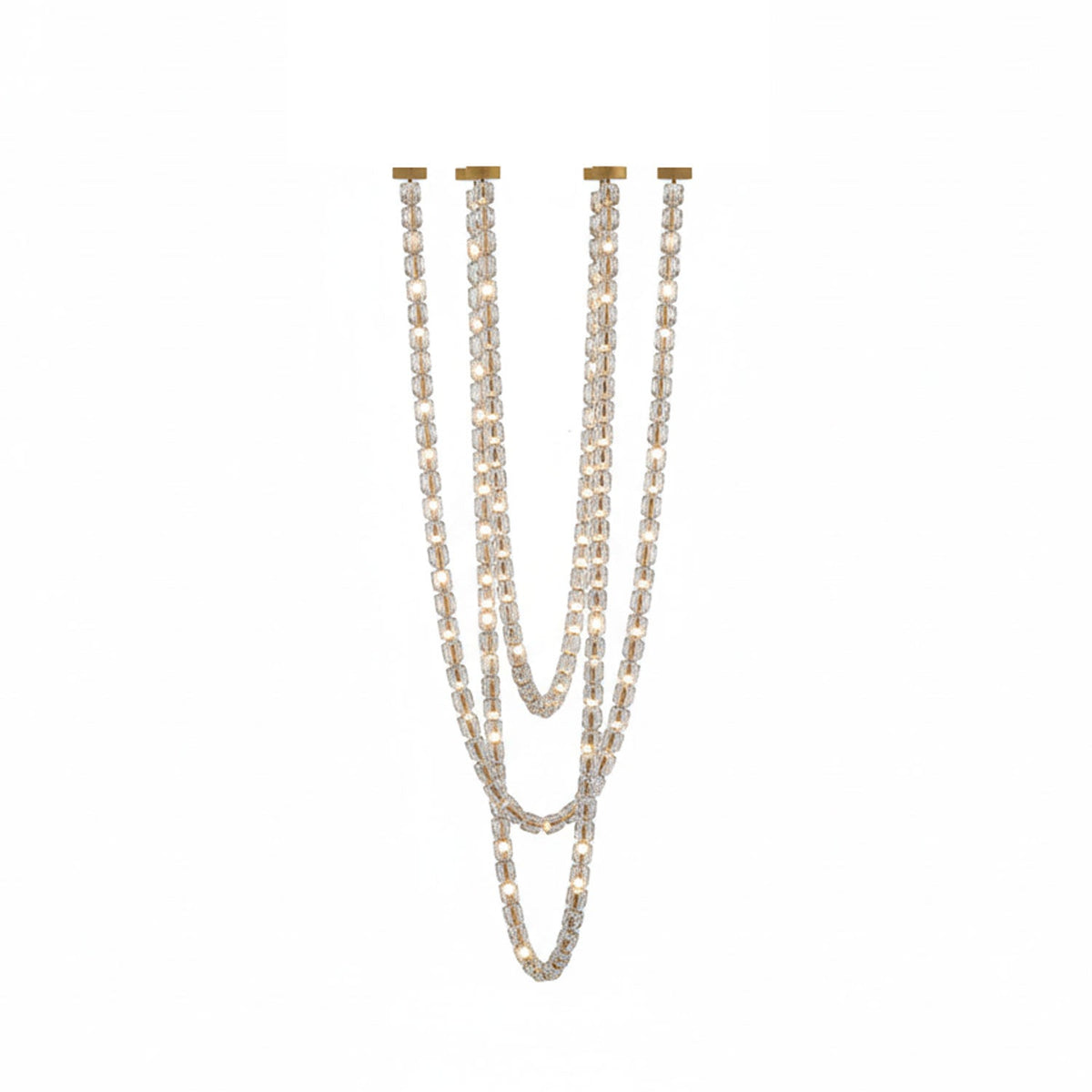 Nexus Gold  Crystal Chandelier