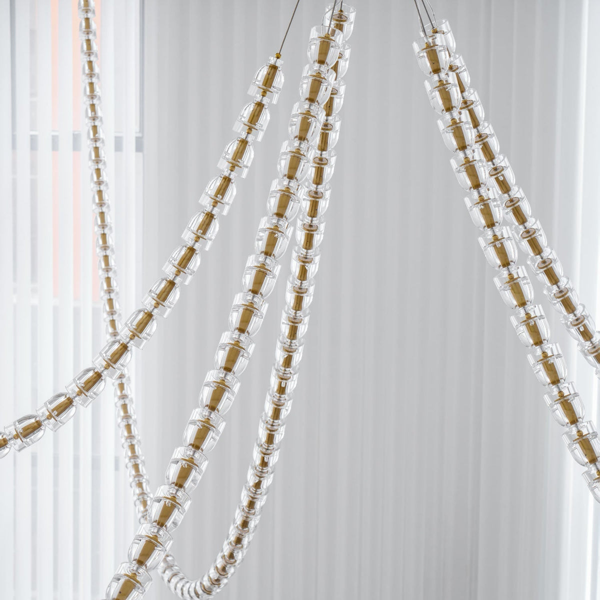 Nexus Gold  Crystal Chandelier