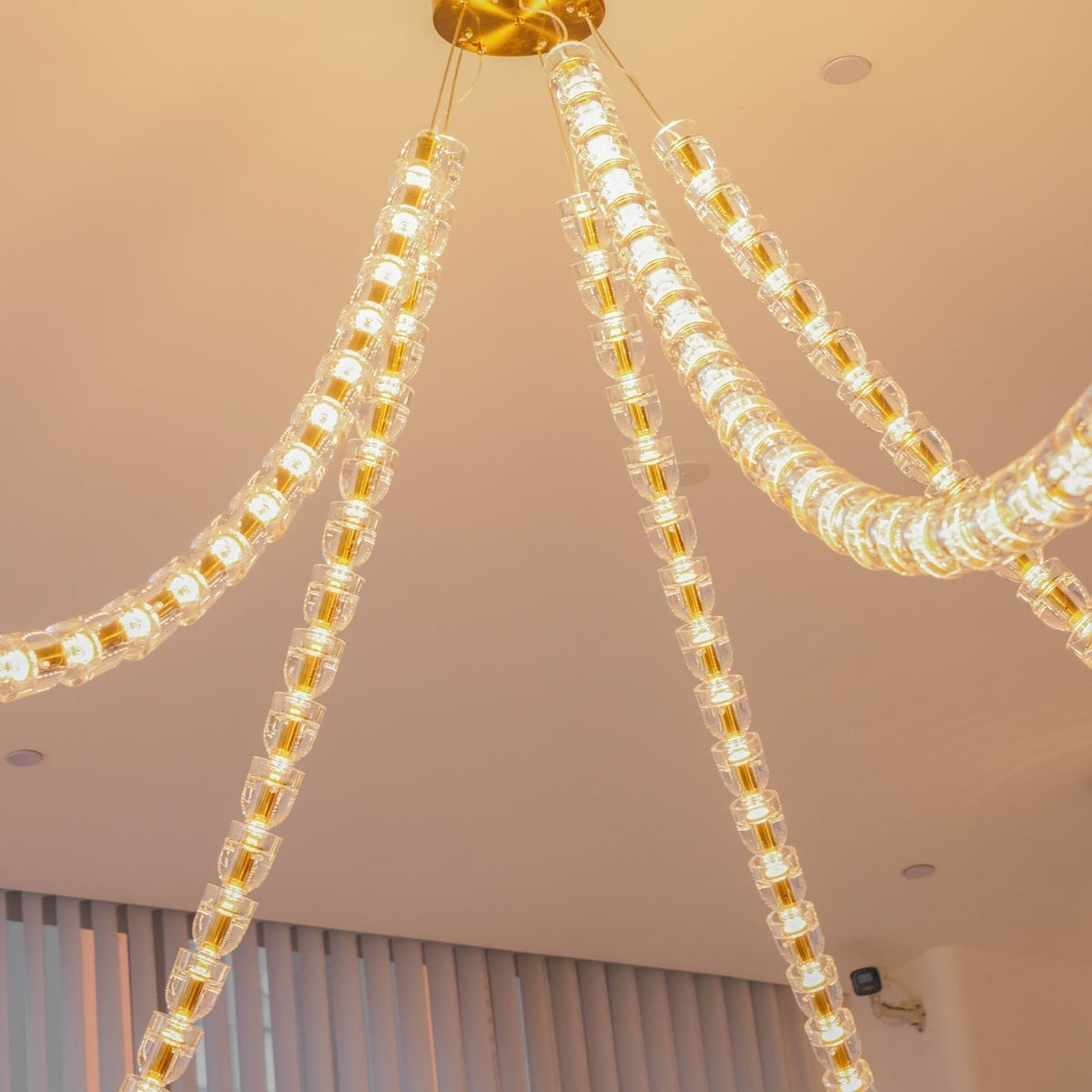 Nexus Gold  Crystal Chandelier