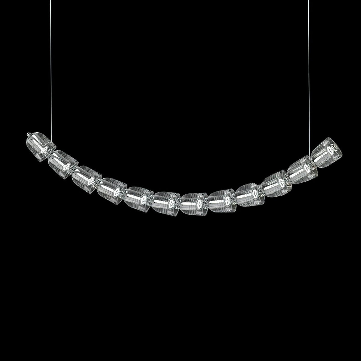 Cascade Modern Acrylic Chandelier