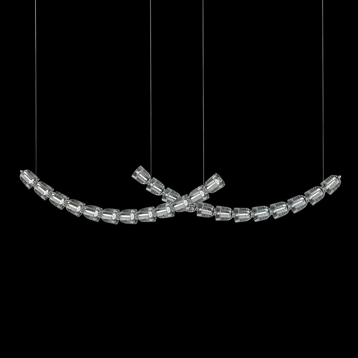 Cascade Modern Acrylic Chandelier
