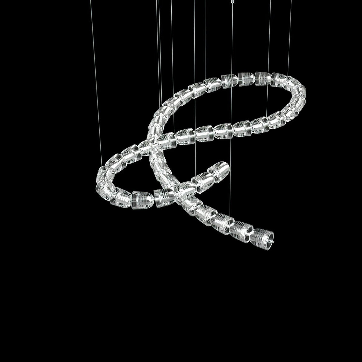 Cavenira Art Deco Crystal Chandelier