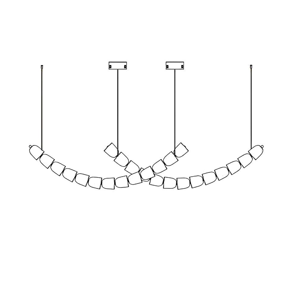 Nexus Gold  Crystal Chandelier