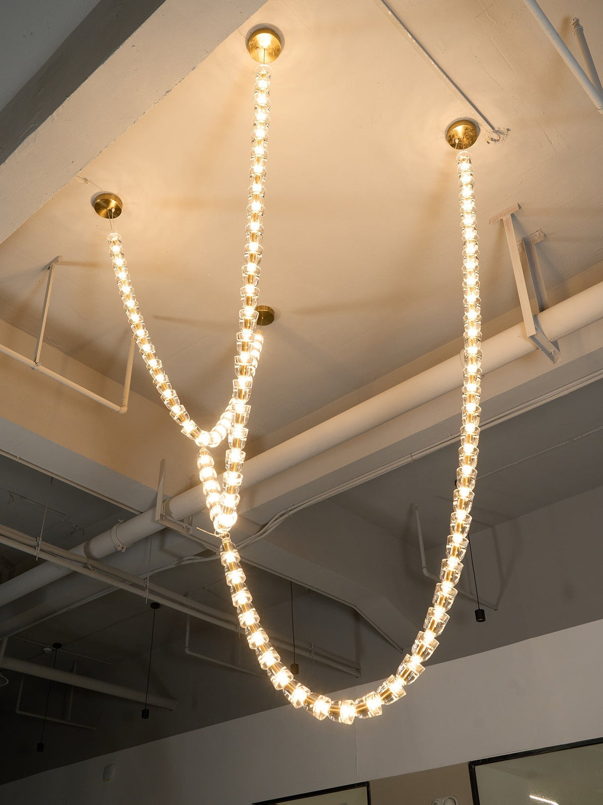 Nexus Gold  Crystal Chandelier
