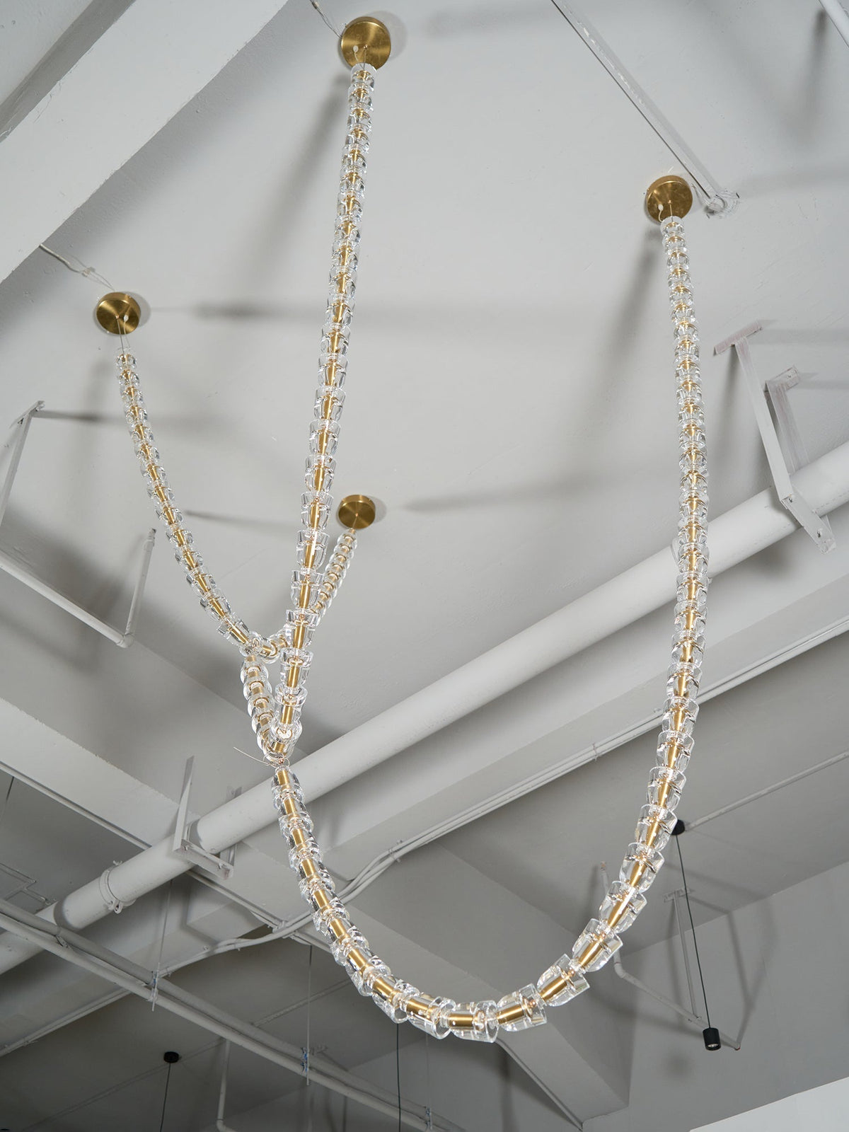 Nexus Gold  Crystal Chandelier