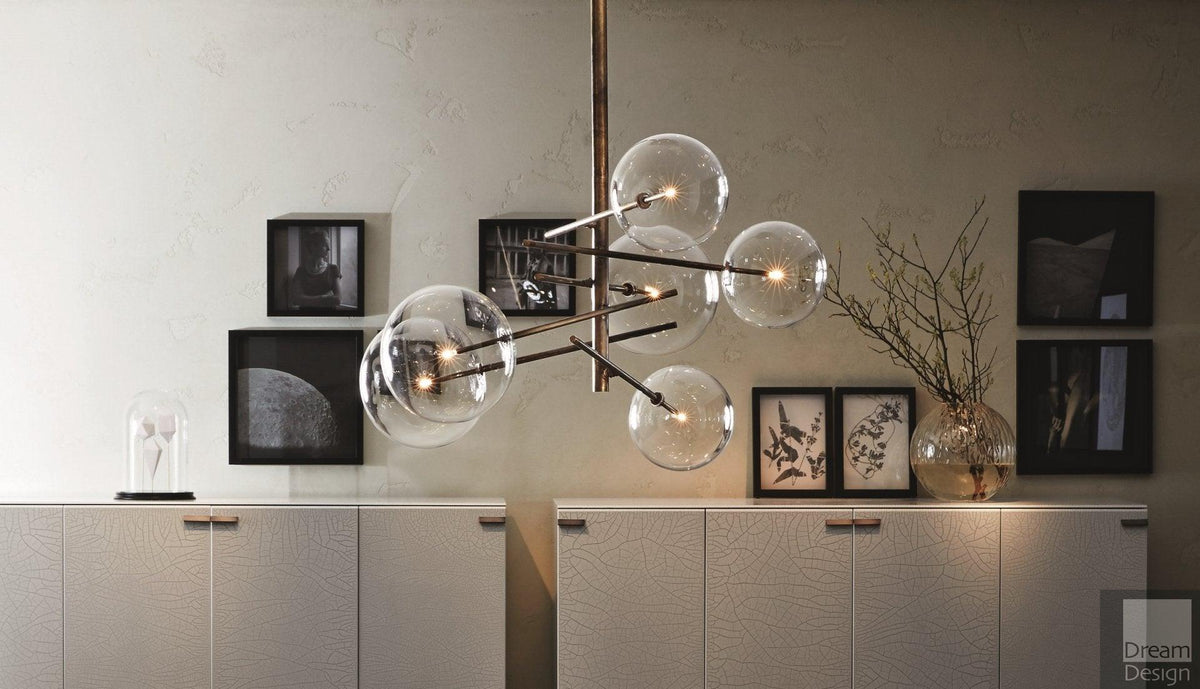 Aveno Chandelier LED Clear Crystal