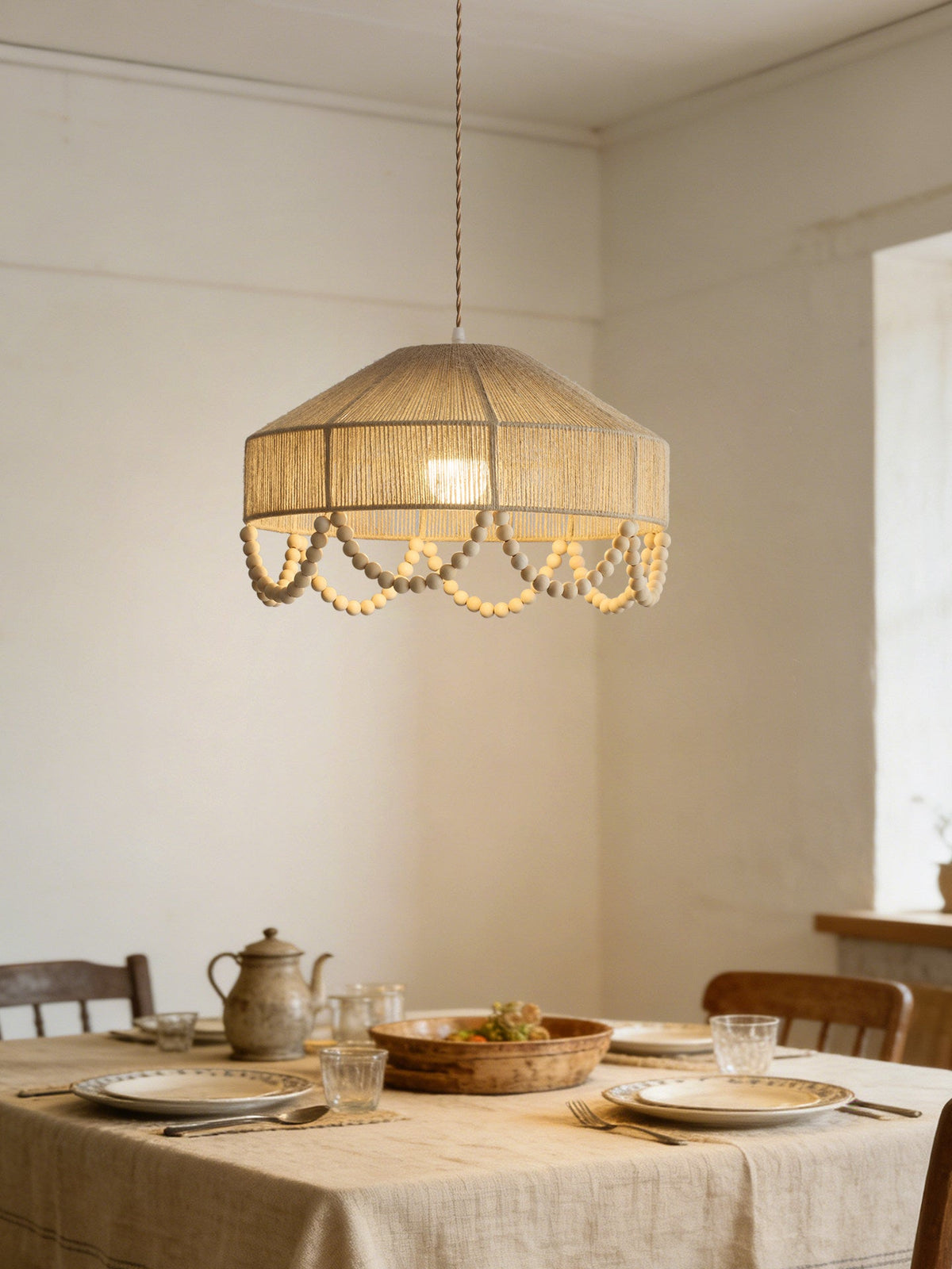 Southvale1 Hemp Rope Pendant Lamp