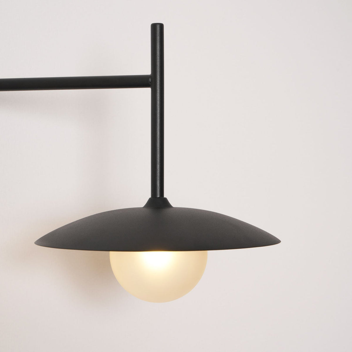 Paxon Swing Arm Plug-in Glass Wall Lamp