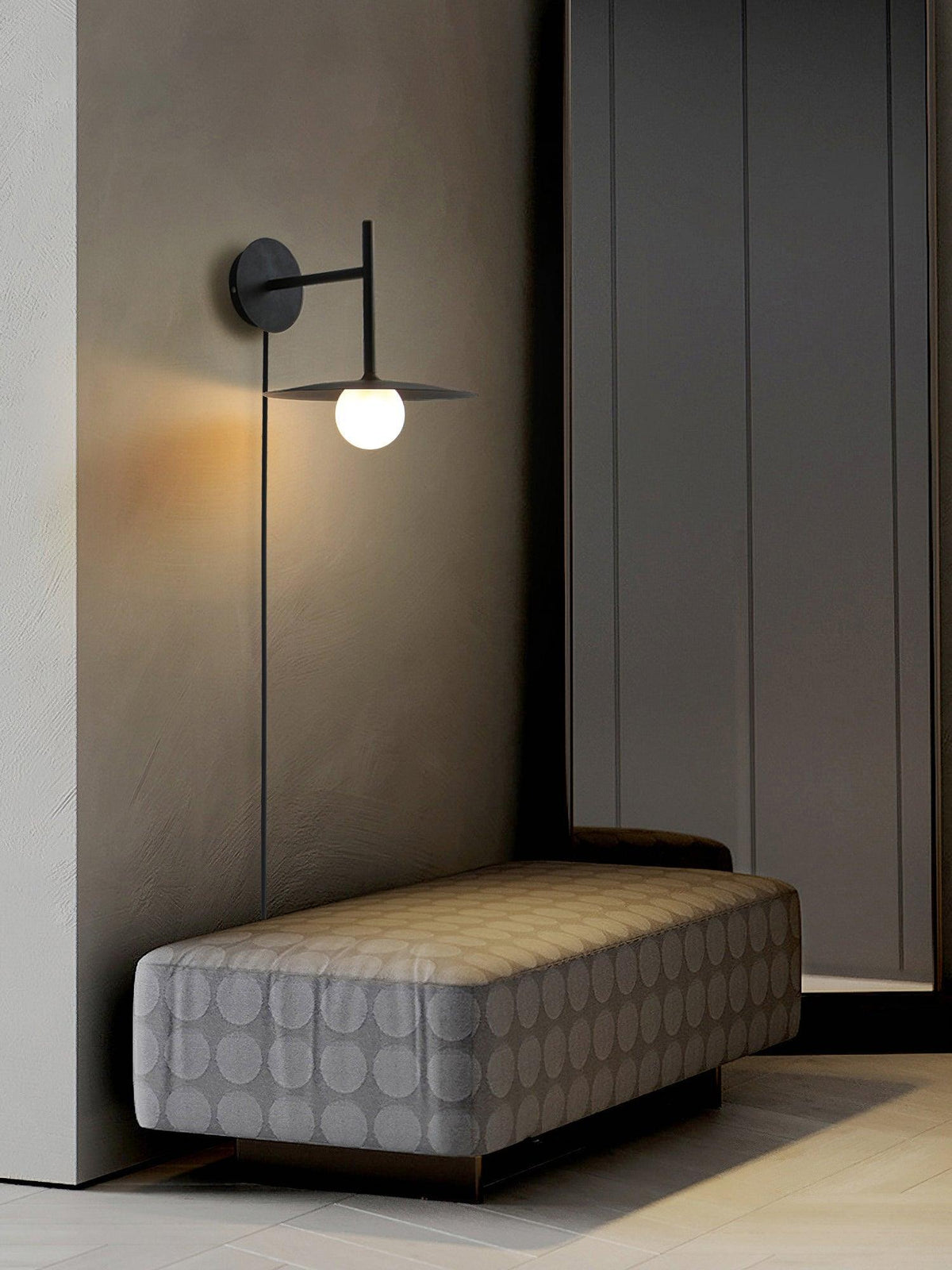 Orsilus Vintage Industrial Plug-In Wall Lamp