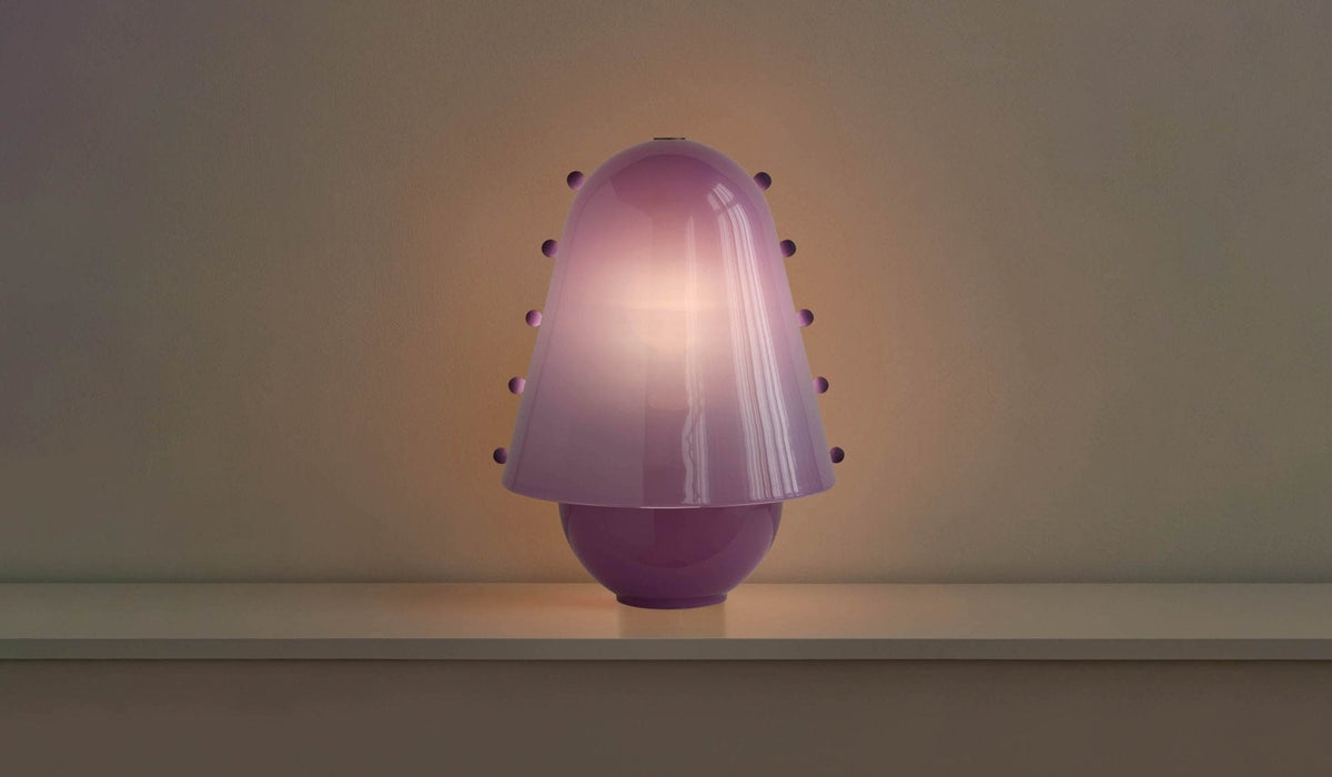 Enzo Contemporary Glass Table Lamp