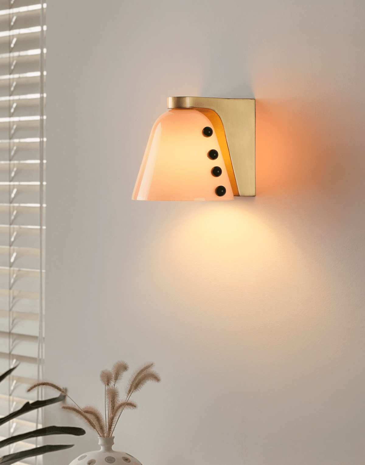 Nebin Glass Indoor Wall Light