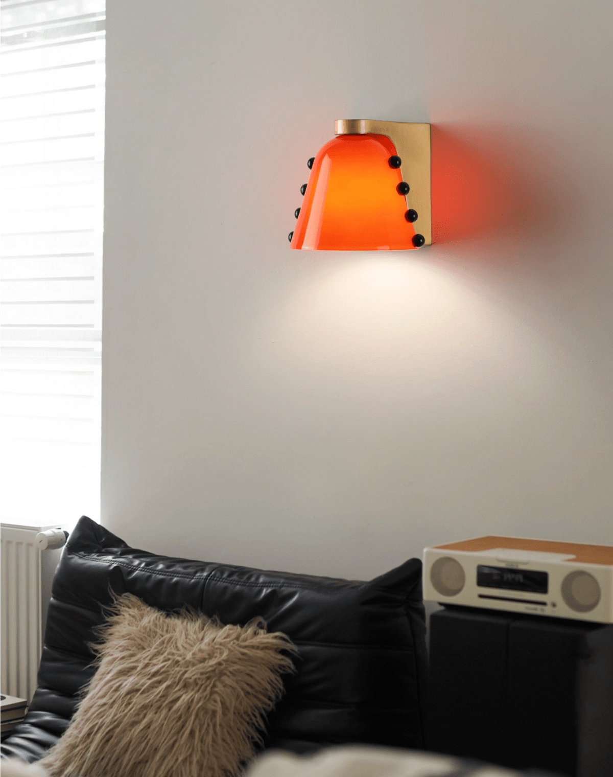 Nebin Glass Indoor Wall Light