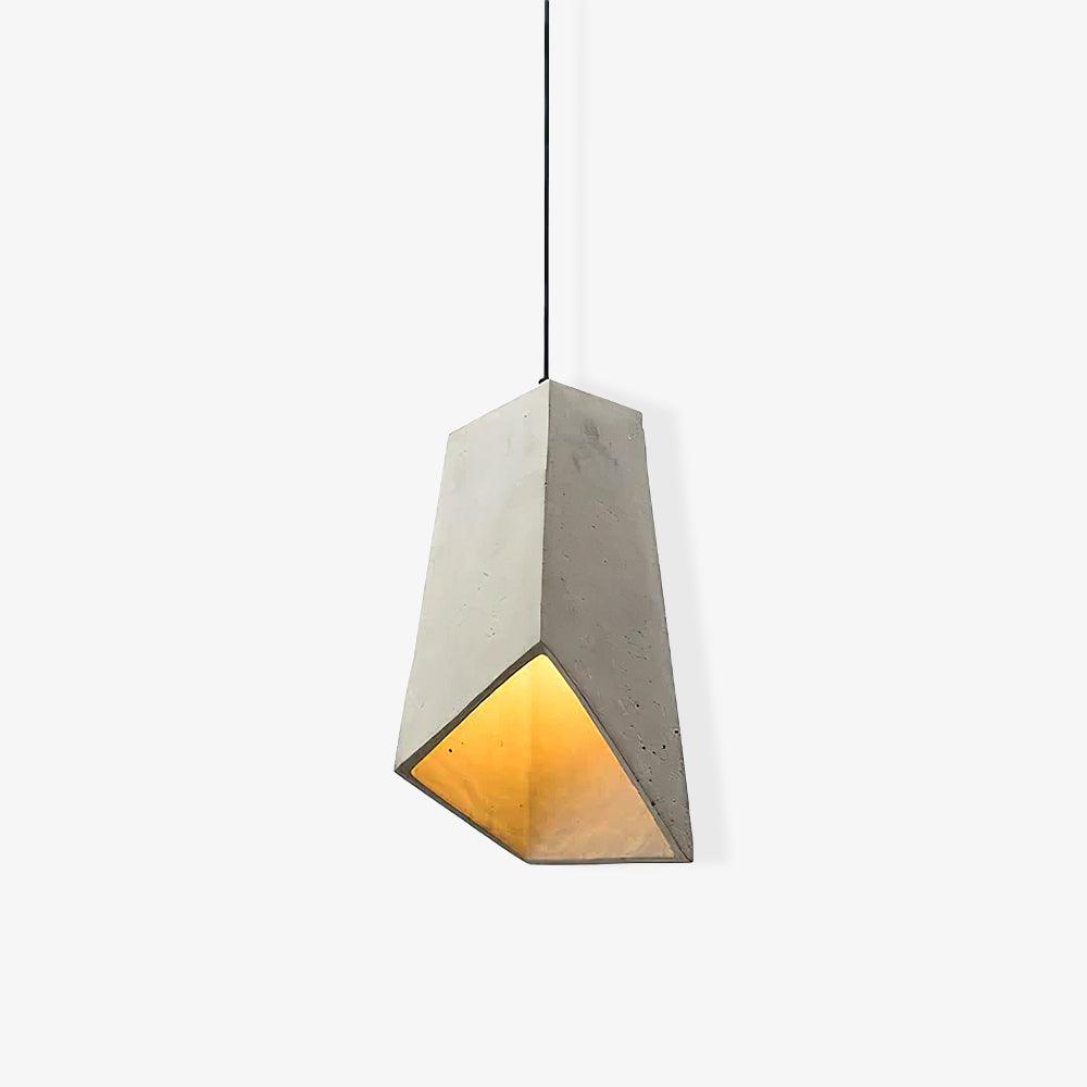Geo Industrial Cement Pendant Light