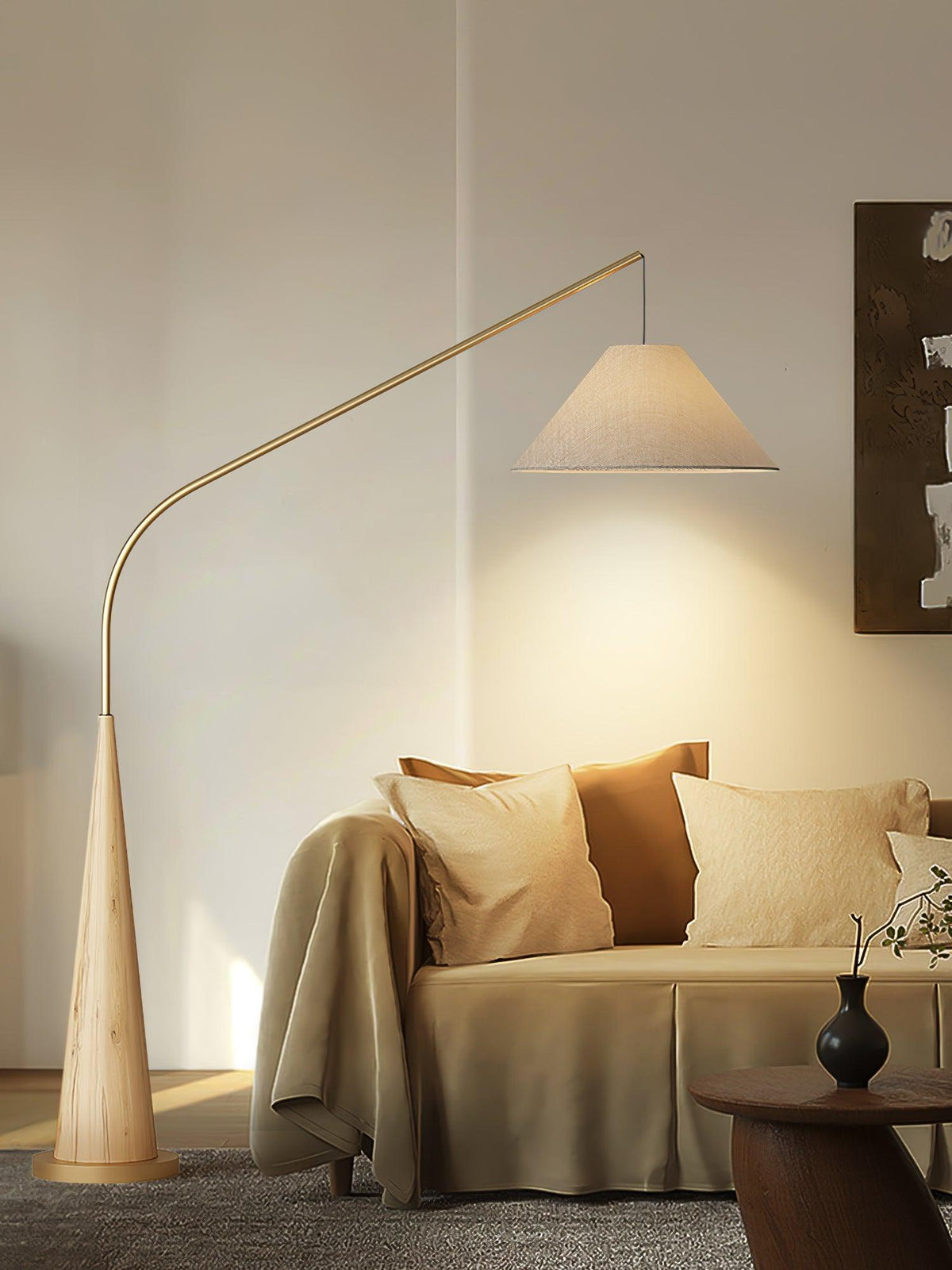 Solense Fabric Floor Lamp