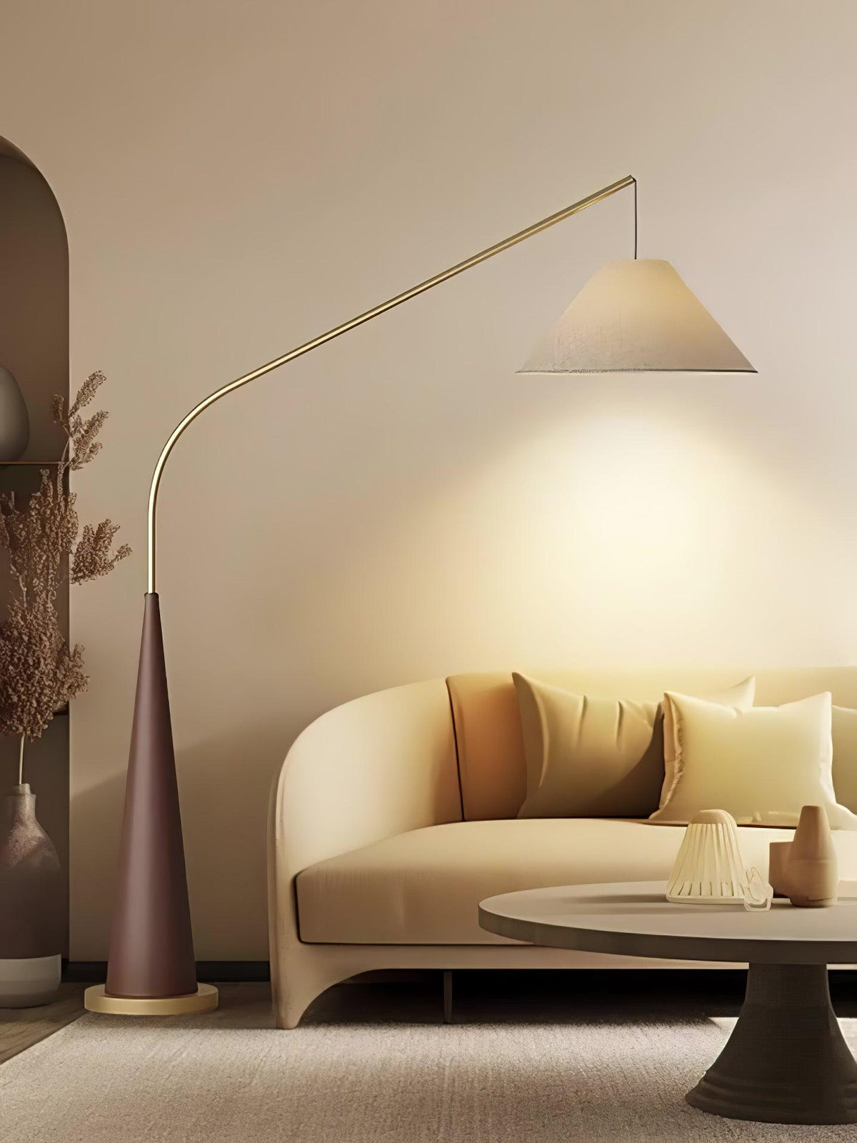 Solense Fabric Floor Lamp