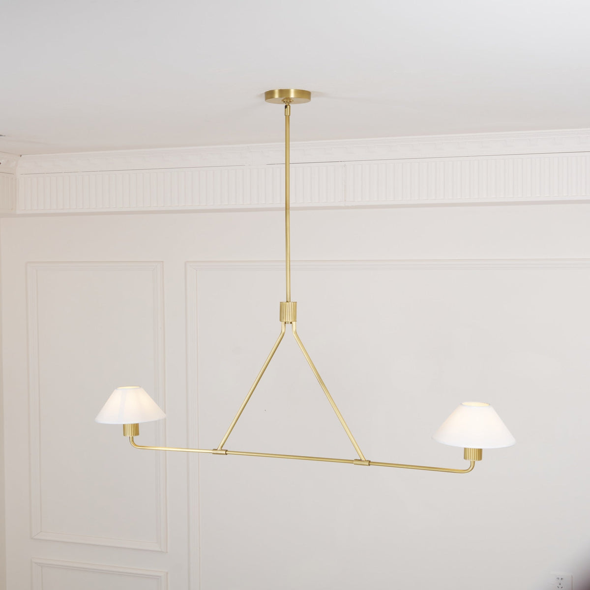 Ornuvyh Vintage Industrial Metal Fabric Chandelier