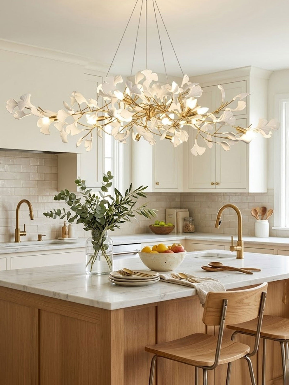 Welo Gingko Bough Chandelier