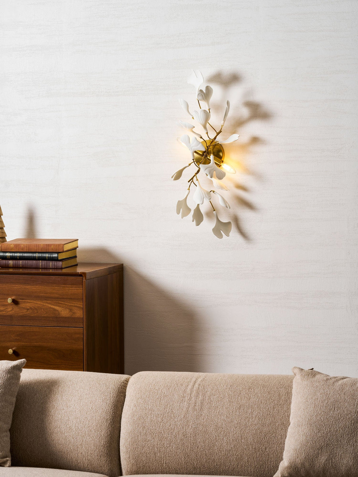 Higus Gingko Flowers Indoor Wall Light