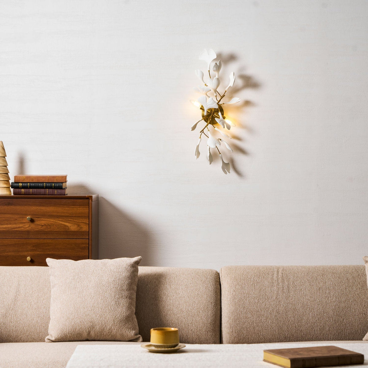 Higus Gingko Flowers Indoor Wall Light