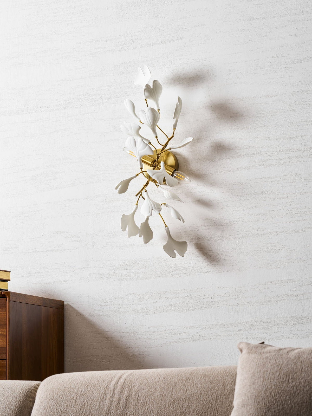 Higus Gingko Flowers Indoor Wall Light