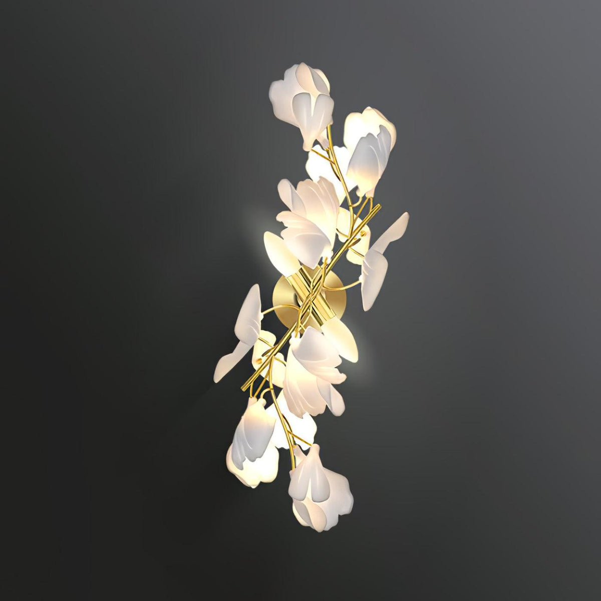 Higus Gingko Flowers Indoor Wall Light