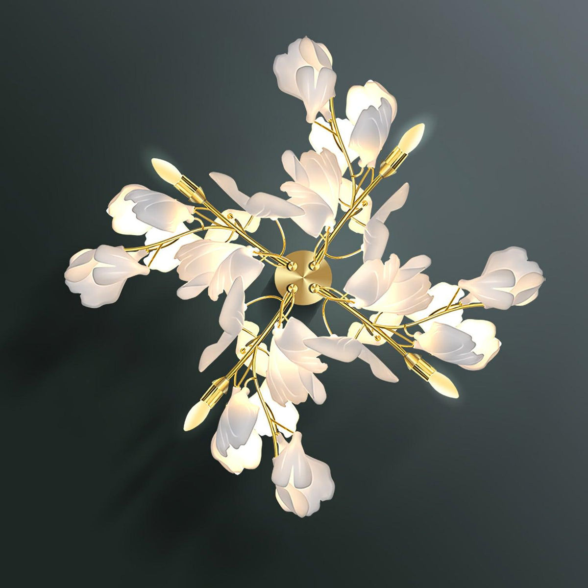 Higus Gingko Flowers Indoor Wall Light