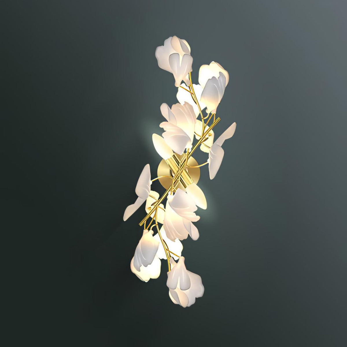 Higus Gingko Flowers Indoor Wall Light