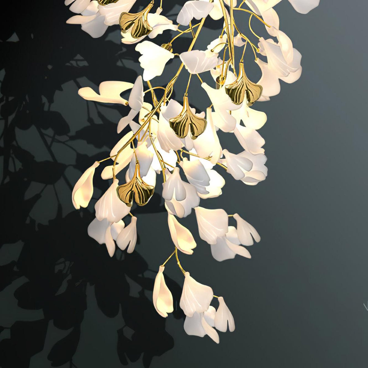 Higus Gingko Flowers Indoor Wall Light