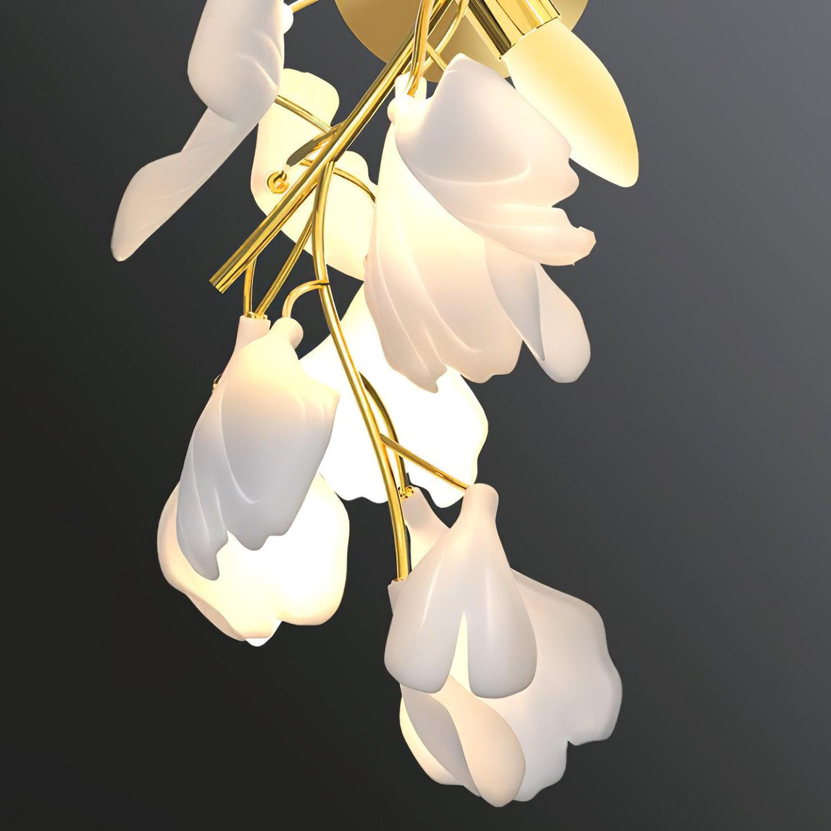 Higus Gingko Flowers Indoor Wall Light
