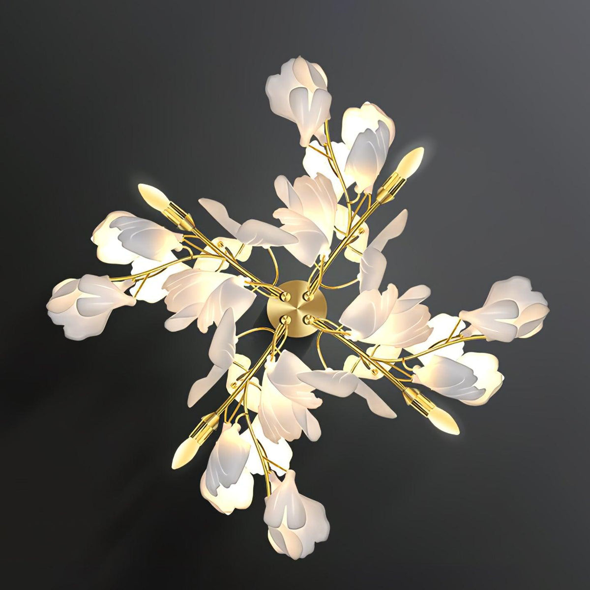 Higus Gingko Flowers Indoor Wall Light
