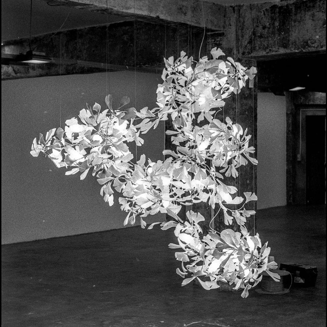 Eurzoris Gingko Leaf Chandelier
