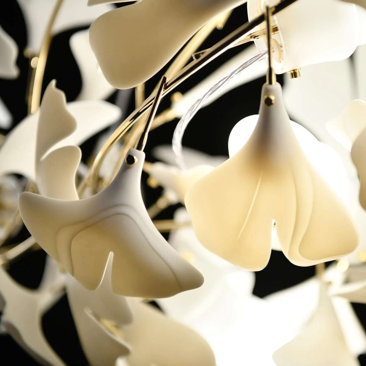 Eurzoris Gingko Leaf Chandelier