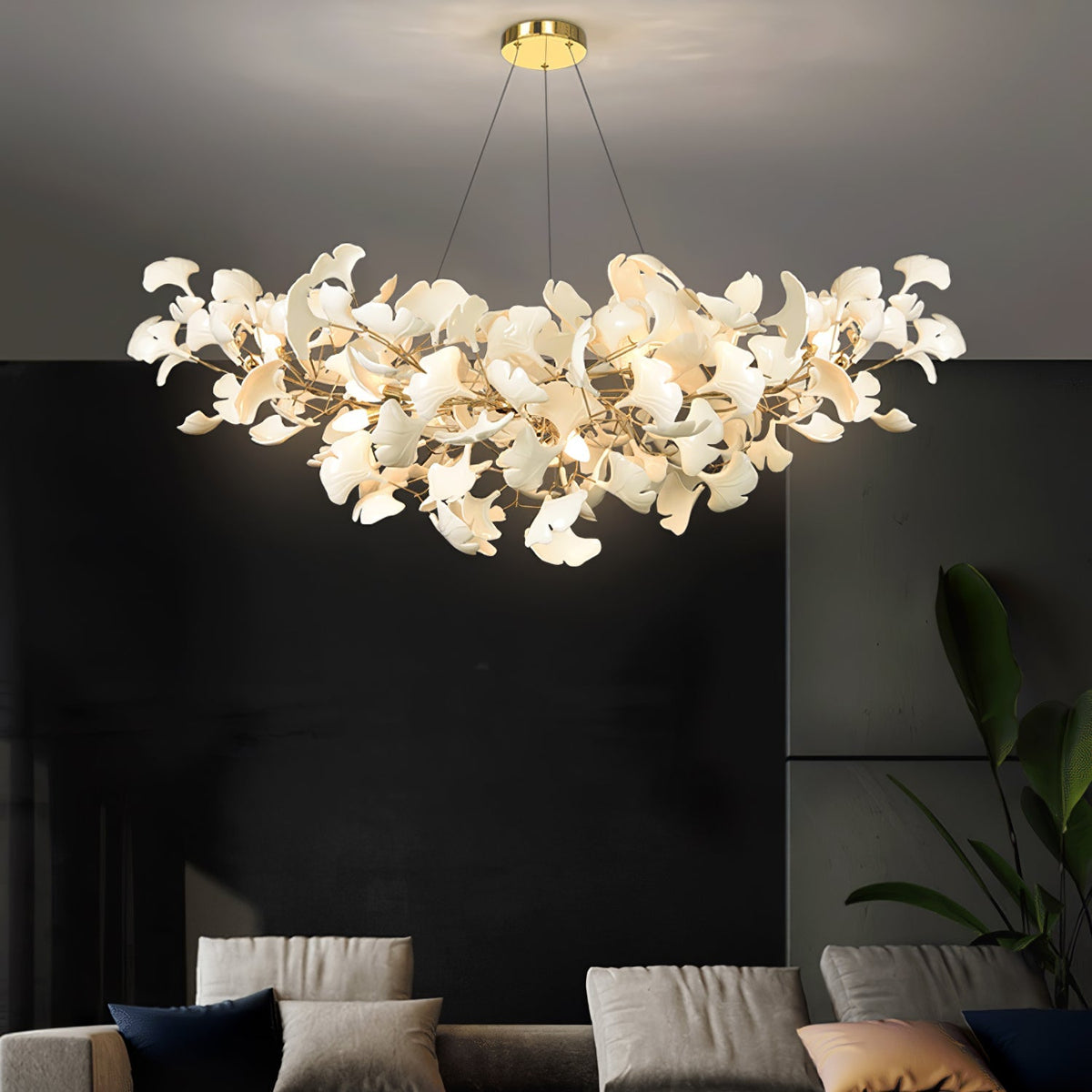 Voena Bloom Gingko Chandelier