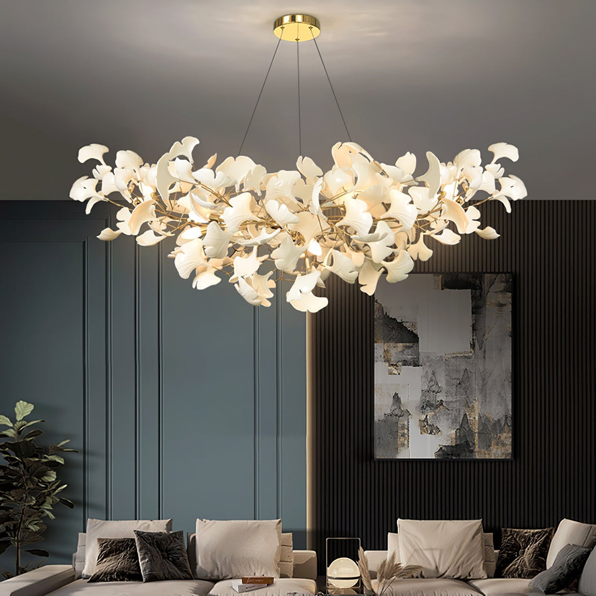 Voena Bloom Gingko Chandelier