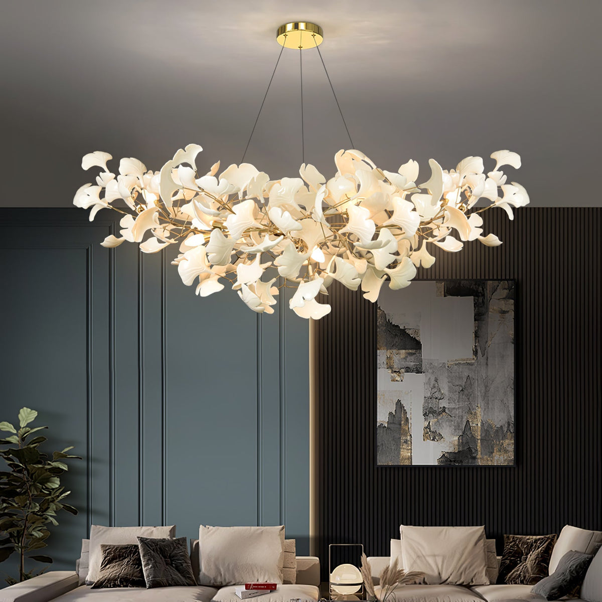 Voena Bloom Gingko Chandelier