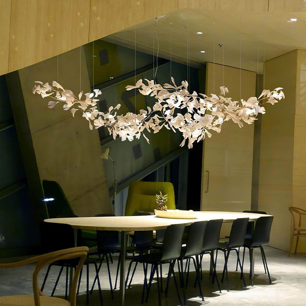 Vashayra Floral Capiz Shell Chandelier