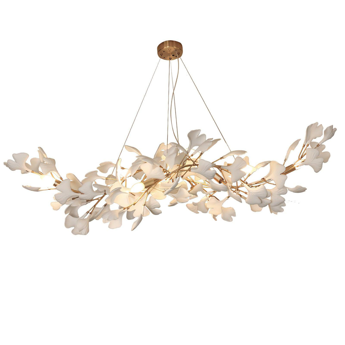 Vashayra Floral Capiz Shell Chandelier