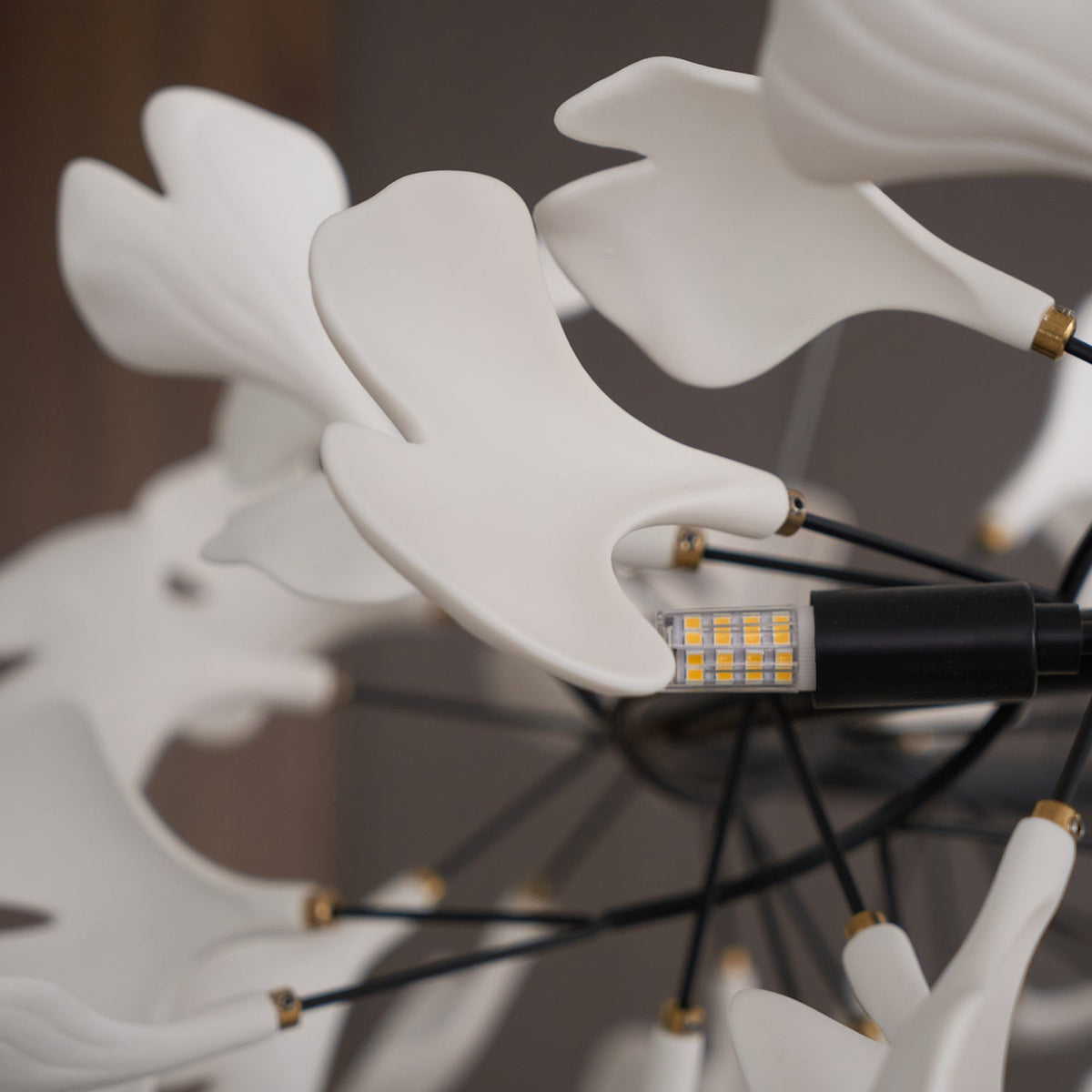 Orelalella Chandelier Gingko LED Branch